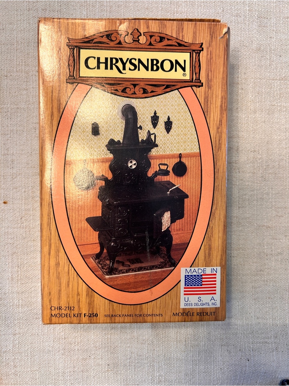 Dollhouse Miniatures Chrysnbon Kitchen Stove Kit Unopened
